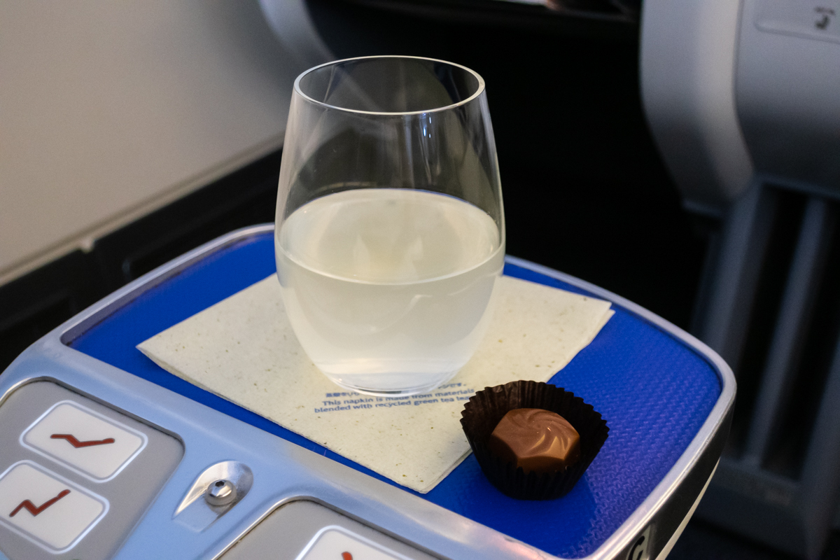 かぼすジュースとチョコレート