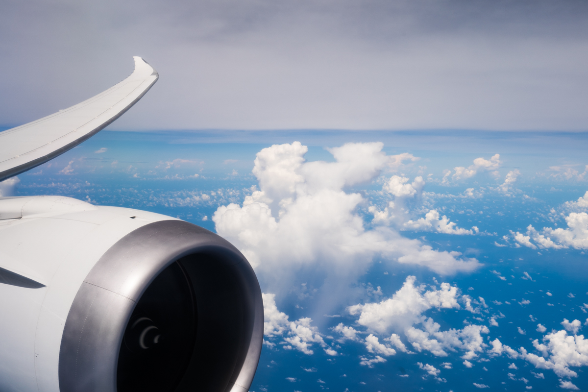 機内からの景色