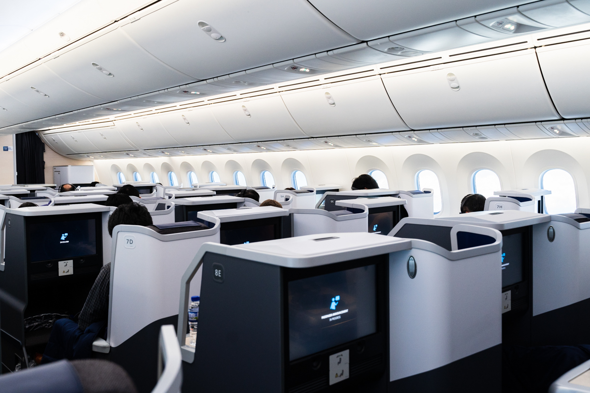 機内の様子