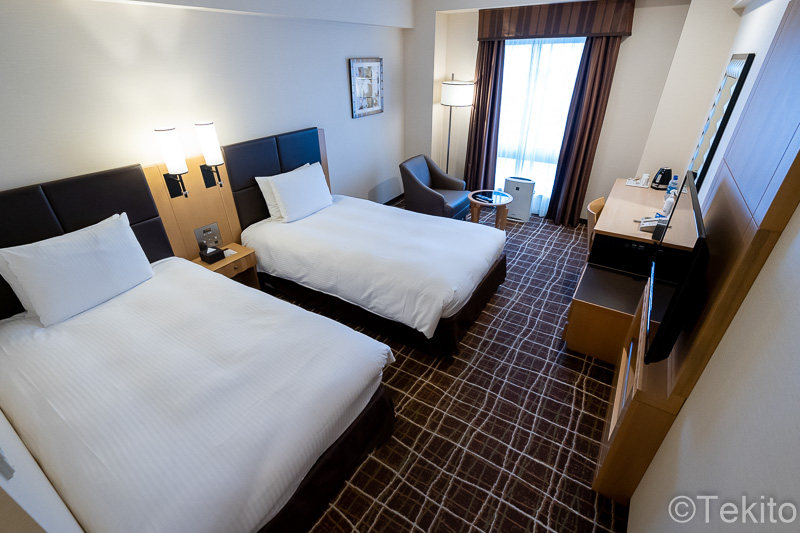 デラックスルーム ツインの全体