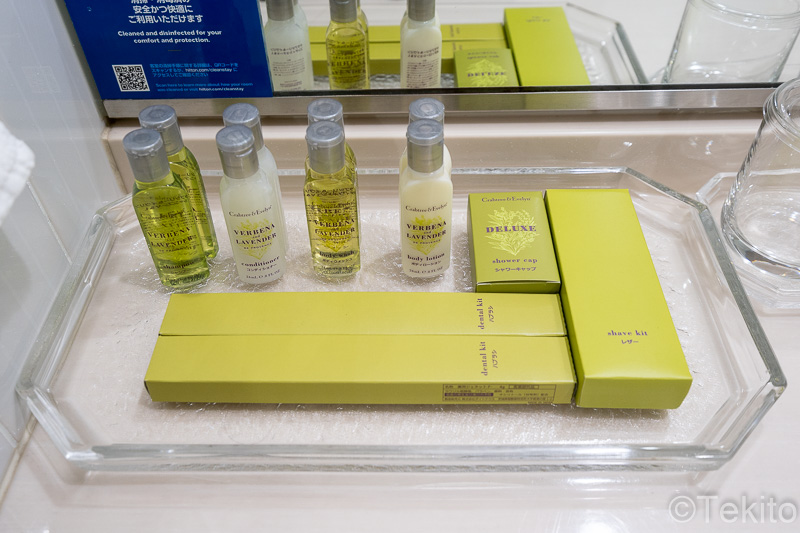 アメニティーはCrabtree & Evelyn