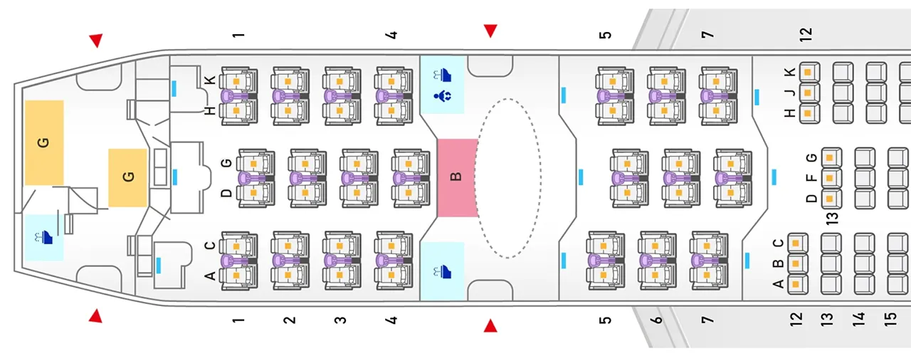 ANA 78Mのシートマップ抜粋