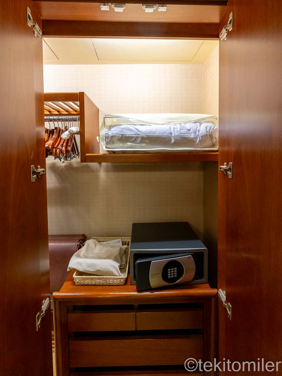 コンラッド香港 クローゼット