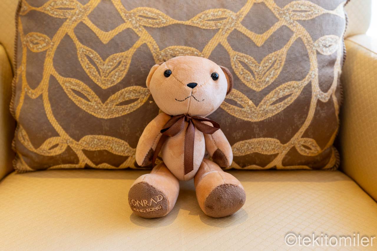 コンラッド香港のコンラッドベア