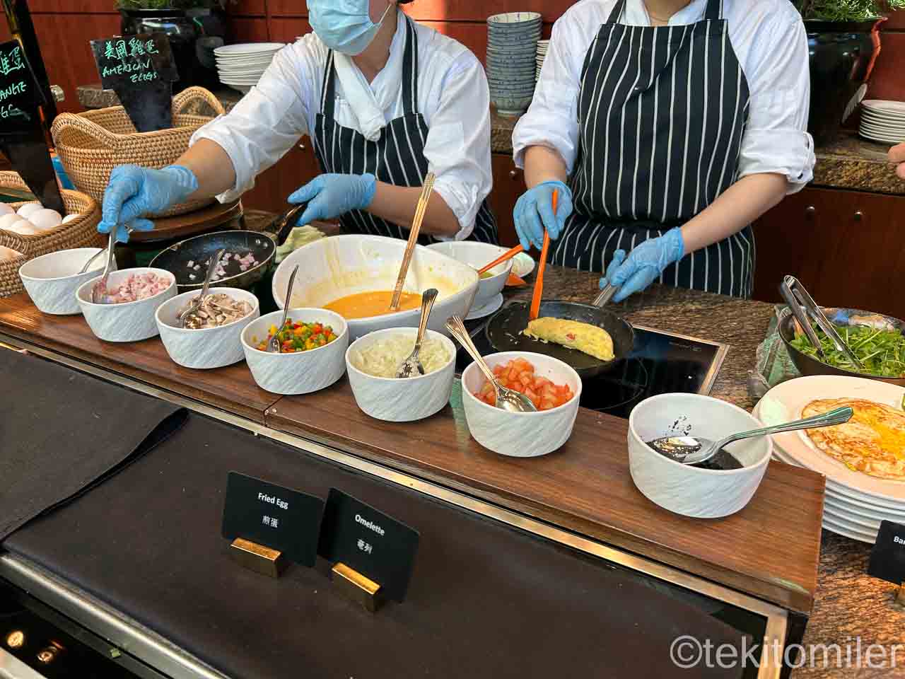 コンラッド香港 朝食ビュッフェ