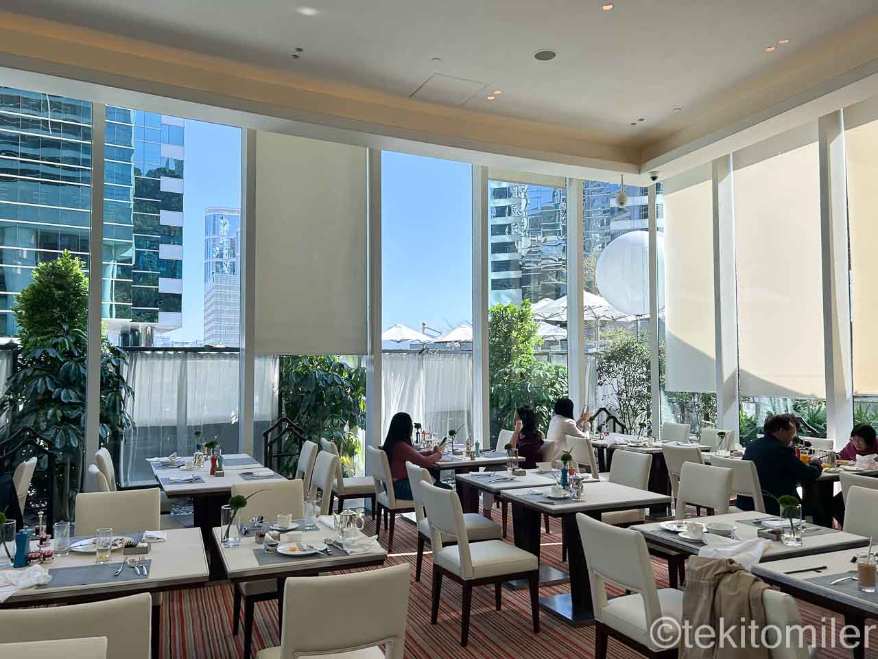 コンラッド香港 朝食会場