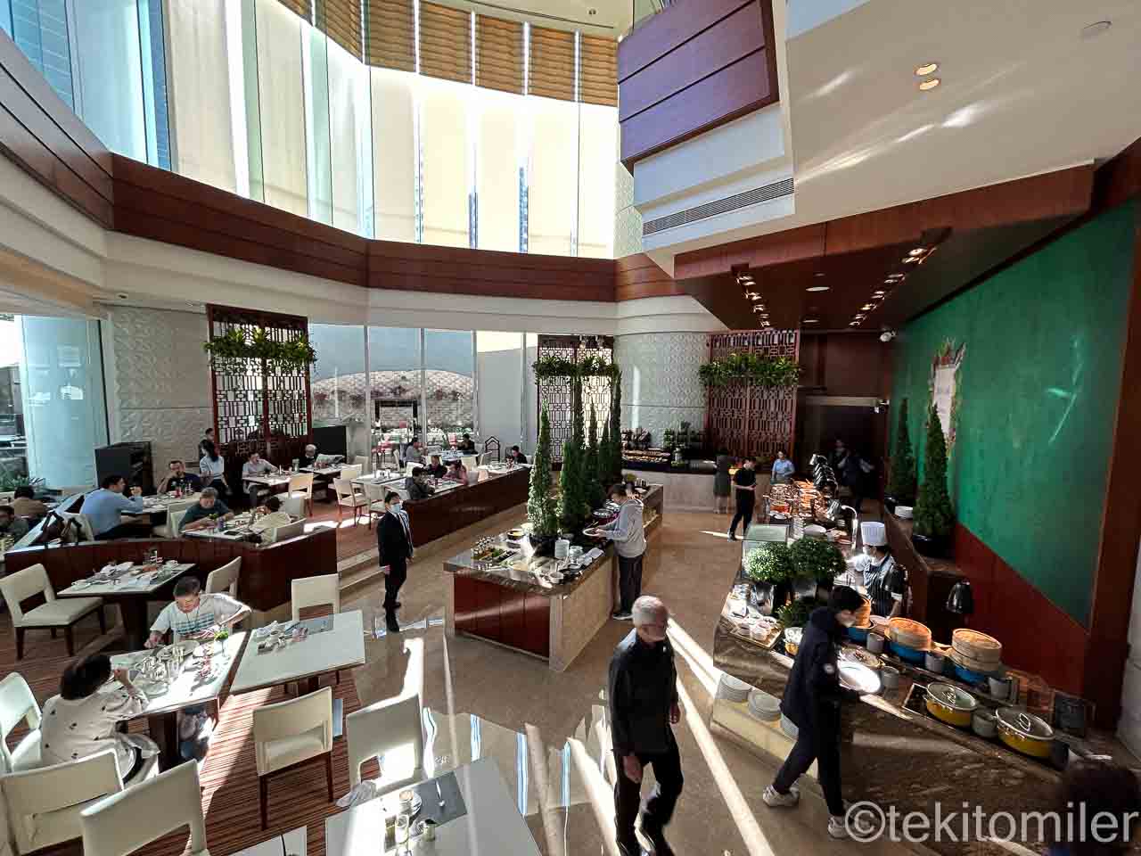 コンラッド香港 朝食会場