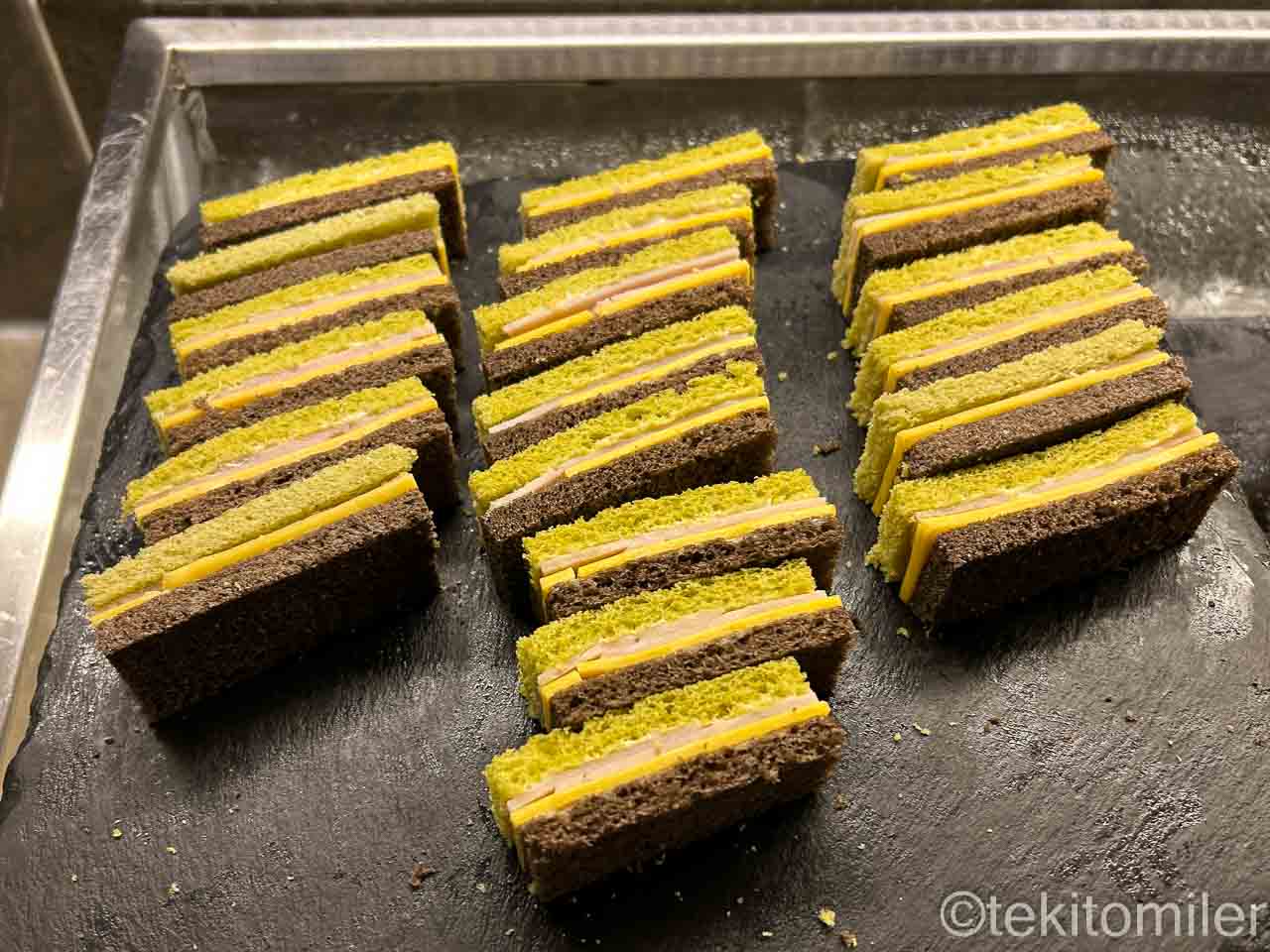 コンラッド香港エグゼクティブラウンジのアフタヌーンリフレッシュメント