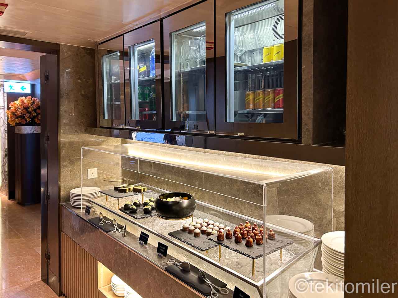 コンラッド香港エグゼクティブラウンジのアフタヌーンリフレッシュメント