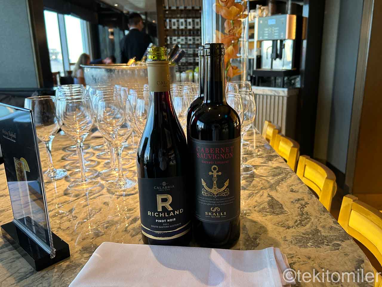 コンラッド香港エグゼクティブラウンジのイブニングカクテル