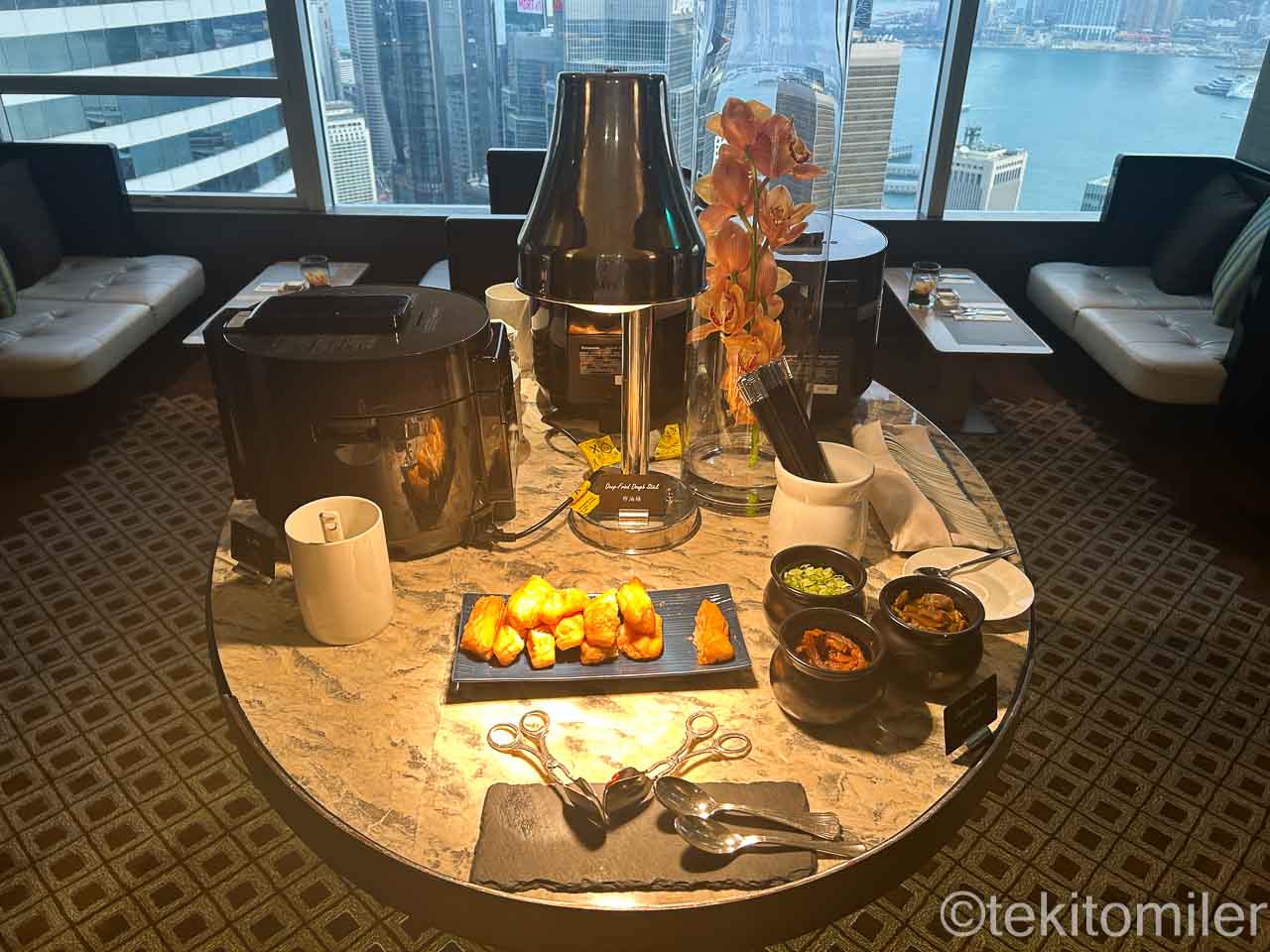 コンラッド香港エグゼクティブラウンジの朝食