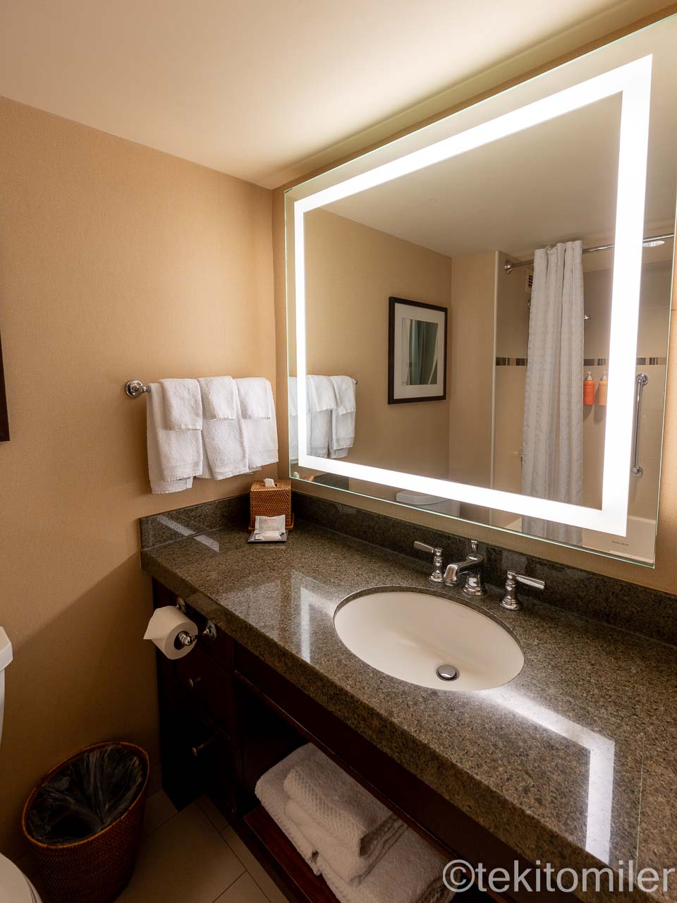 レインボータワーの洗面台