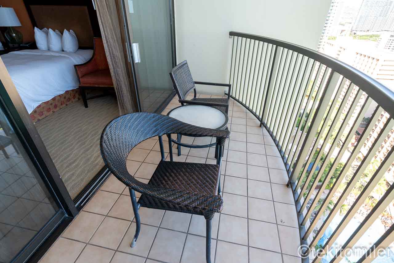 レインボータワーのバルコニー