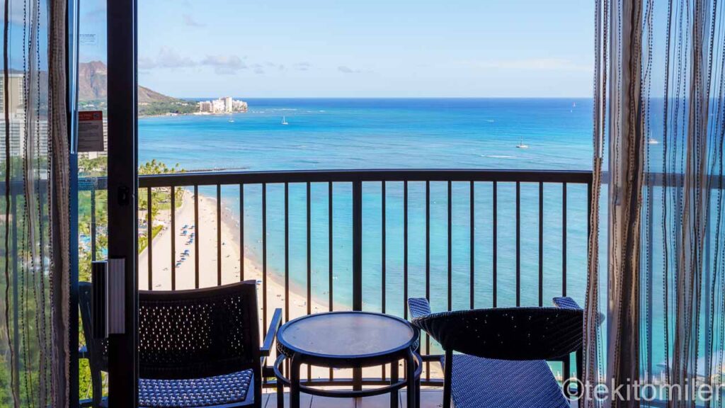 レインボータワーのバルコニー