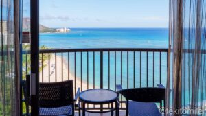 レインボータワーのバルコニー