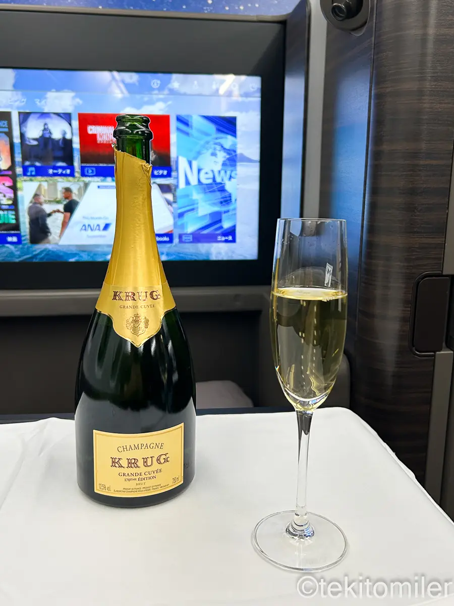 A380ファーストクラスのKRUG