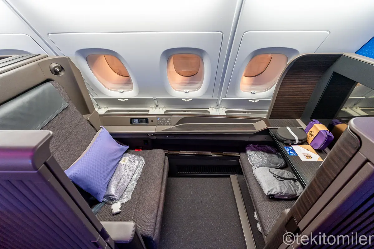 A380ファーストクラスのシート全体