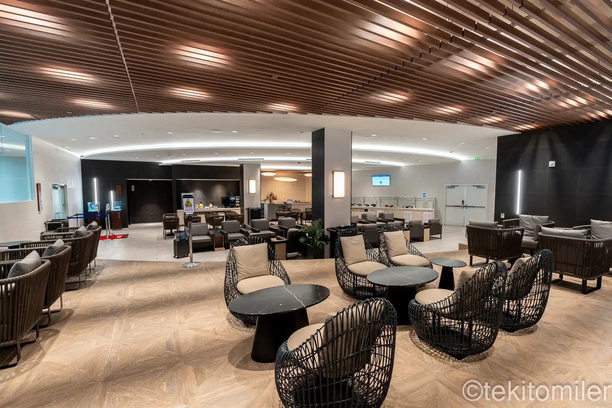 ホノルルのANAスイートラウンジ全体